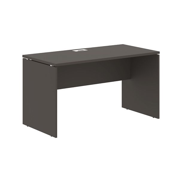 Стол прямой EDST 1367 Мокко/Белый 1360х670х750 EDIS - Вид 1