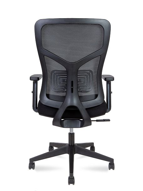 Кресло офисное  Asper LB / черный пластик  / черная сетка / черная ткань - Вид 5