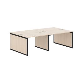 Стол 4-х местный XQPWST 2414 Бук Тиара/Антрацит 2400х1406х750 XTEN-QP - Фото предпросмотра