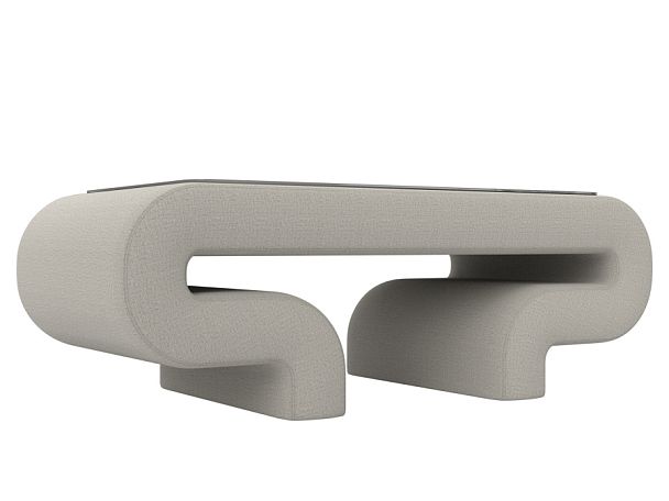 Стол Волна Рогожка бежевый - Вид 1