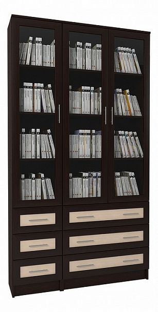 Шкаф книжный Мебелайн-52 - Вид 1