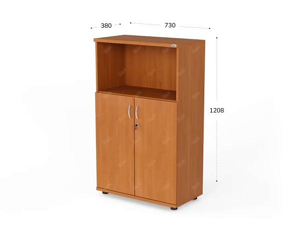 UNITY РШК-11 ВИШНЯ Комбинированный шкаф Прямой 730x380x1208 - Вид 2