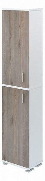 Шкаф книжный Домино нельсон ПУ-20-3 Белый/Нельсон - Вид 1