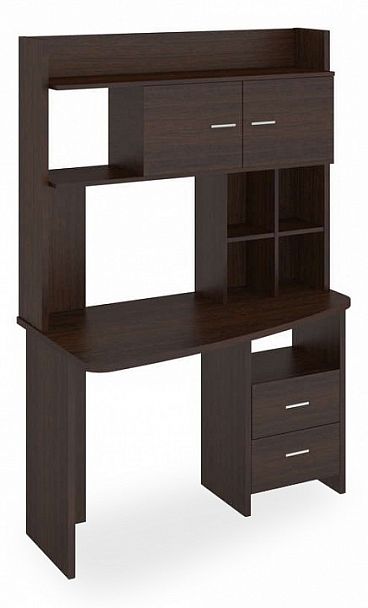 Стол компьютерный Домино Lite СКЛ-Крл120+НКЛХ-120 В ЛЕВ Венге левый - Вид 1