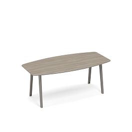 Стол для переговоров фигурный METAL Time metal ТМ М1 143 вяз либерти - Фото предпросмотра