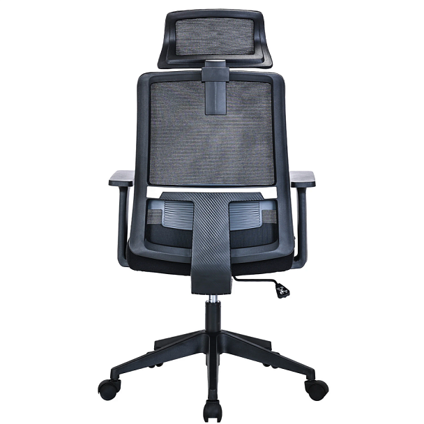 Кресло BRABIX PREMIUM "Agent ER-404", поясничная поддержка, регулируемый подголовник, ткань/сетка, черное, 532970 - Вид 6