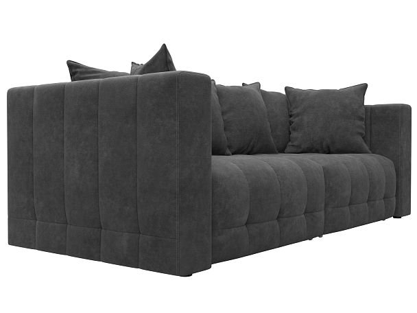 Диван прямой Лига-052 НПБ Велюр серый - Вид 3