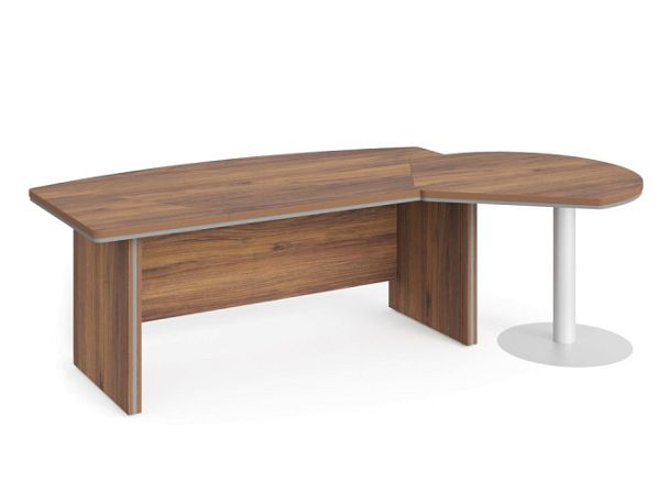 Стол руководителя с брифингом L,R 2550 Берлин Орех Вармия СРБ 20-150 - Вид 1
