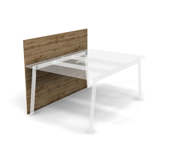 MATRIX 121P035 Экран боковой от пола и выше уровня стола 1590х16х1155 Дуб Крафт Золотой - Вид 1