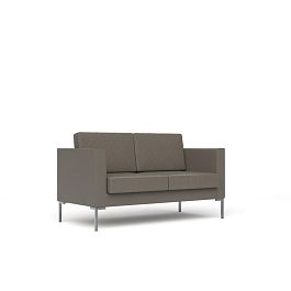 Диван 2-местный Мальта / Malta malta-2 экокожа серо-коричневая CN6 - Фото предпросмотра