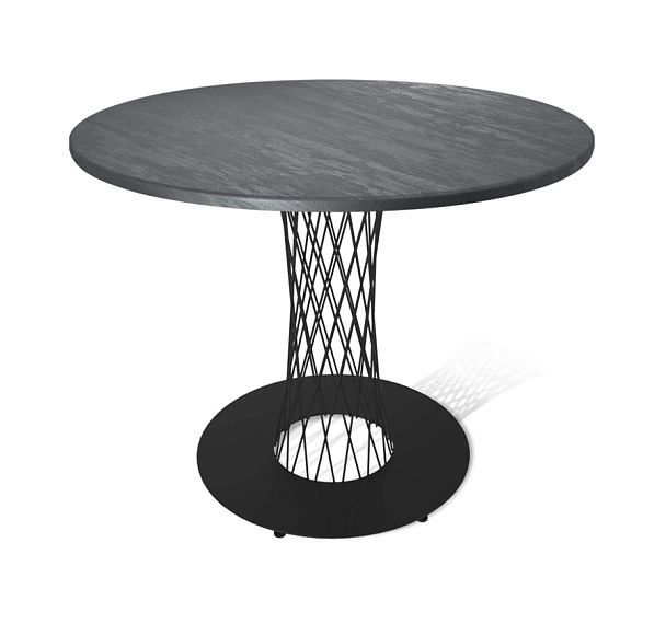 Стол Sheffilton SHT-TU3-1/TT 90 МДФ черный муар/каменный уголь - Вид 1