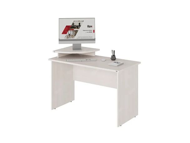 ЛАЙТ / LIGHT RLG059 Полка под монитор 50x50x10 Дуб Молочный - Вид 4