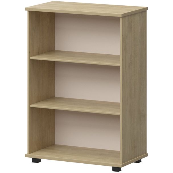 Стеллаж низкий НТ-480.Ч Баттл Рок 788x442x1283 Аргентум - Вид 1