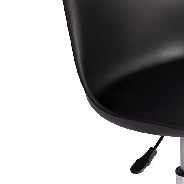 Офисное кресло Тулип/Tulip (мод.106-1), металл/пластик/PU, Black (черный) / Chrome (хром) - Вид 7