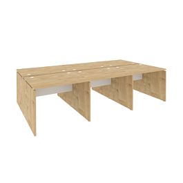 Onix Рабочая станция O.D.RS-6.1.8 Тиквуд светлый/Белый бриллиант 2940*1635*750 - Фото предпросмотра