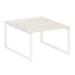 Metal System Quattro Р. ст. на О-образном м/к 50БО.РАС-СП-2.2 Дуб наварра/Белый металл 1200*1475*750 - Фото предпросмотра