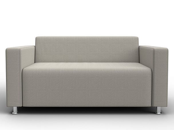 Диван прямой Лига-093 ВН Рогожка бежевый - Вид 2