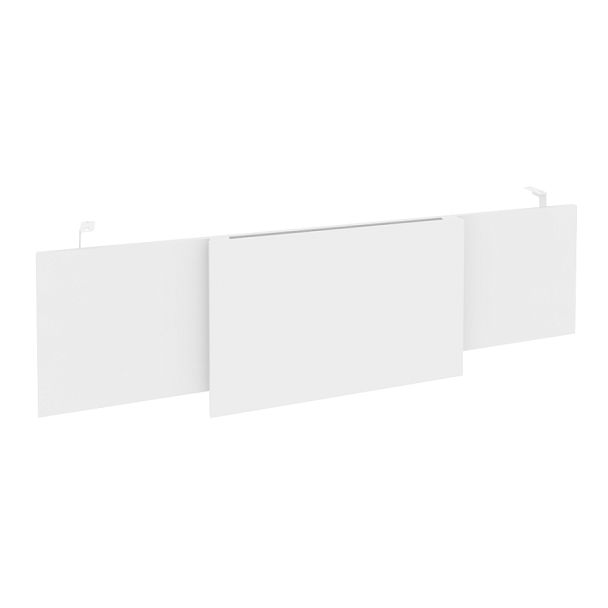 Onix Direct Царга стола руководителя O.M-CSR-5 Белый бриллиант/Белый металл 1540*450*54 - Вид 1