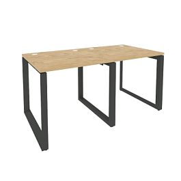 Onix Рабочая станция на О-образном м/к O.MO-RS-2.0.8 Тиквуд светлый/Антрацит металл 1560*800*750 - Фото предпросмотра