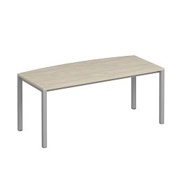 Стол руководителя на металлокаркасе КФ Комфорт КФ К.С1 1142 ДШ дуб шамони / серый - Фото предпросмотра