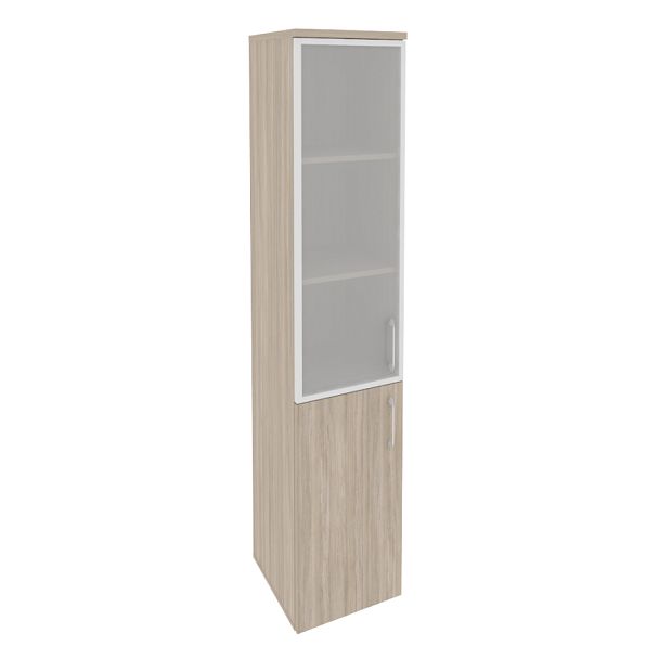 Onix Шкаф высокий узкий левый O.SU-1.2 R (L) Дуб аттик 400*420*1977 - Вид 1