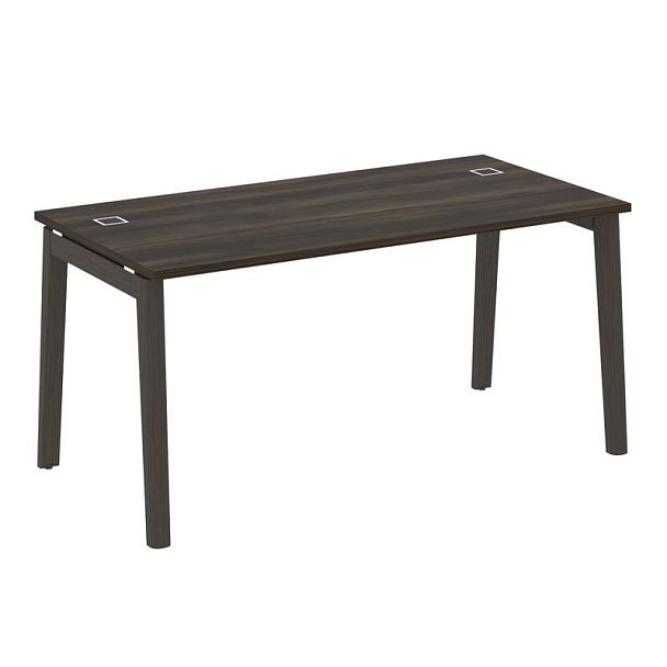 Оникс Вуд Стол руководителя OW.SRR-4.8 Дуб Мали/Дуб Темный/Металл Антрацит 1580*800*750 - Вид 1