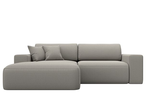 Диван угловой Лига-036 НПБ Классик левый угол Рогожка бежевый - Вид 2