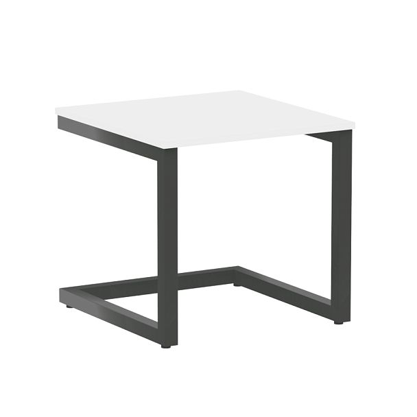 Home Office Стол журнальный VR.SP-2-58.G Белый бриллиант/Антрацит металл 580*600*550 - Вид 1