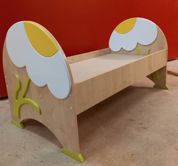 Кровать детская Цветочек КЛД-019, 1200 - Вид 1