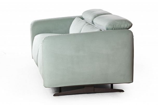 Rimini диван-кровать прямой замша мятный - Вид 21