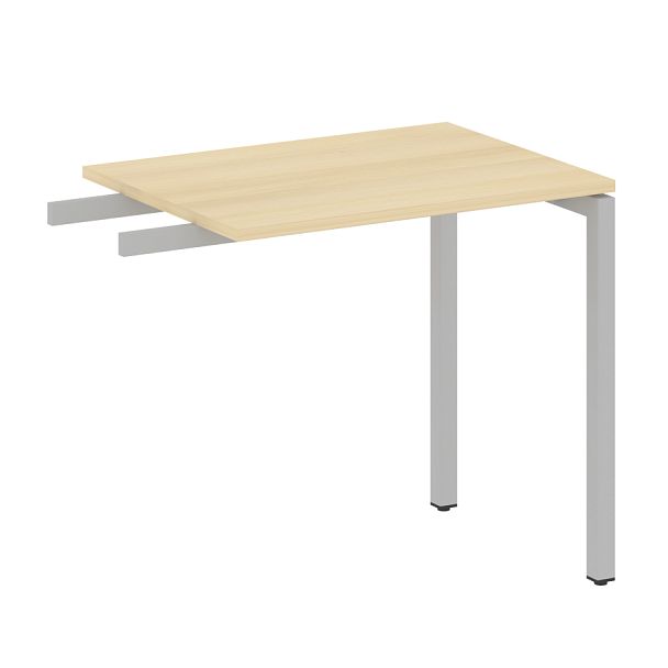 Metal System Quattro Приставной элемент на П-образном м/к 40БП.ПР-2 Акация/Серый металл 800*600*750 - Вид 1