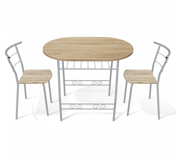 Стол Sheffilton SHT-T10 дуб сонома/ал.металлик - Вид 4