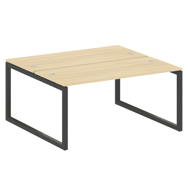 Metal System Quattro Р. ст. на О-образном м/к 50БО.РАС-СП-2.4 Акация/Антрацит металл 1600*1475*750 - Вид 1