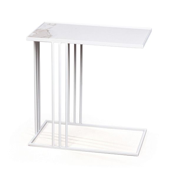 Журнальный столик Stone 026, керамика белая (арт. A026.D01) - Вид 5