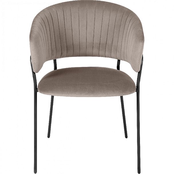 Комплект кухонных стульев Даксон мокко велюр/черный, 3 шт. - Вид 2