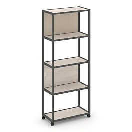 Shelf Mobile Стеллаж 5 уровней 1 секция VR.LT-STK-503.08 Денвер Светлый/Металл Антрацит/W-04 800*400*2000 - Фото предпросмотра