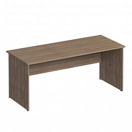 Рабочий стол офисный "Комфорт" К 105 дуб шамони темный - Фото предпросмотра