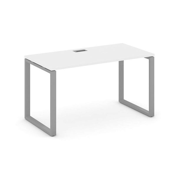 Стайл Проджект Стол письменный SN-6O.SP-021 Белый/Металл Серый 980*800*750 - Вид 1