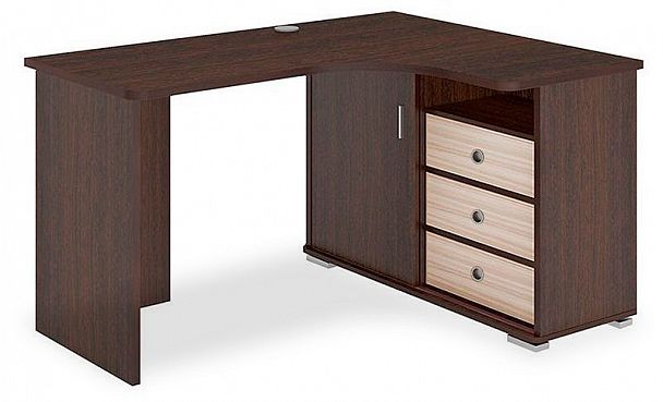 Стол письменный Домино СР-145С Венге/Карамель правый - Вид 1