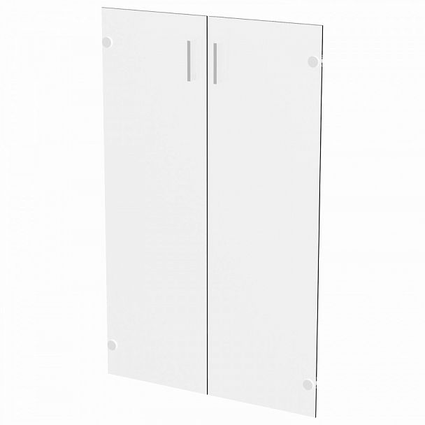 Дверь СТЕКЛО прозрачное "Арго", КОМПЛЕКТ 2 шт., 355х4х1120 мм, БЕЗ ФУРНИТУРЫ - Вид 1