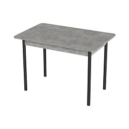 Стол Лион 1 ЛДСП (Подстолье прямое черное) НЕ ВЫБИРАТЬ Ателье светлый - Фото предпросмотра