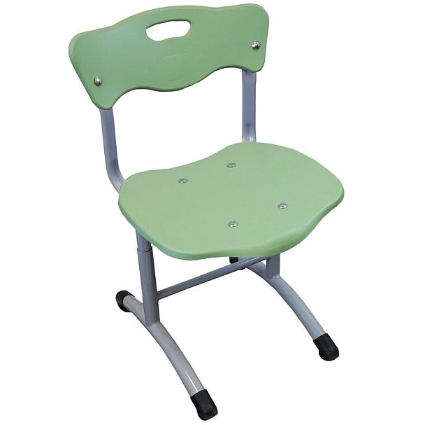 Школьный стул Stand up (каркас гнутые ножки, пластик ITAL), светло-зеленый, гр.2-5 - Вид 1