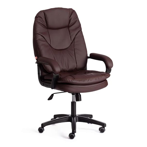 Кресло Комфорт Лт/Comfort Lt (22), кож/зам, коричневый - Вид 1