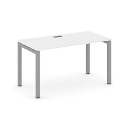 Стайл Проджект Стол письменный SN-5P.SP-001 Белый/Металл Серый 980*600*750 - Фото предпросмотра