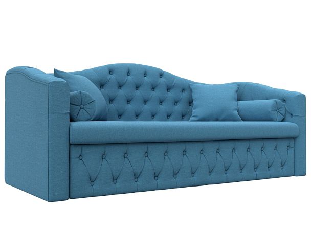 Диван детский прямой Мечта Рогожка голубой - Вид 1