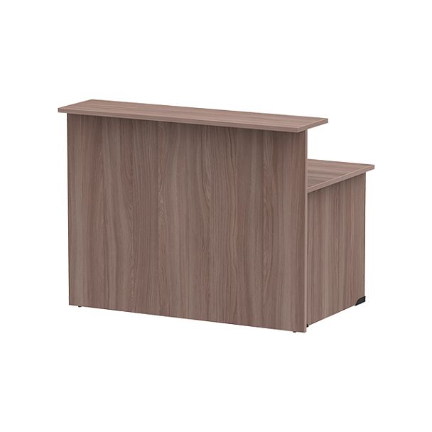 Стойка ресепшн прямая СР-140/80 ясень шимо темный - Вид 1