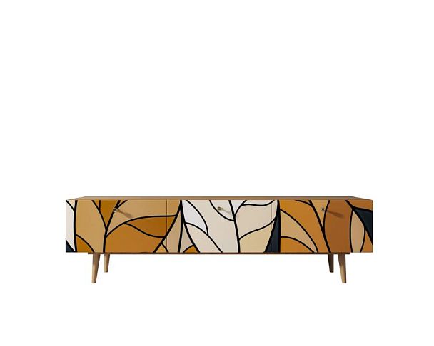 Комод Berber с ящиками низкий под TV принт 08 арт BB19/Print_08 - Вид 1