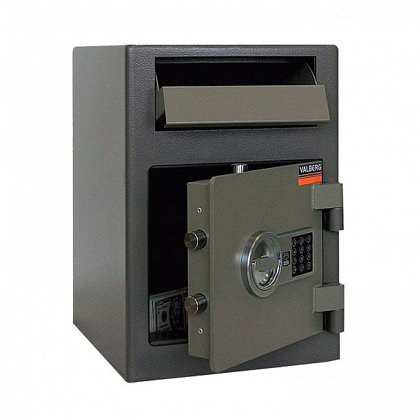 Сейф депозитный VALBERG "ASD-19 EL", 489х342х381 мм, 38 кг, электронный замок, крепление к полу - Вид 2