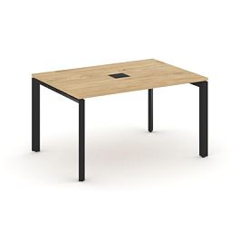 Style Project Next Стол переговорный SN-59P.SPRG-004 Тиквуд Светлый/Металл Черный 1580*980*750 - Фото предпросмотра