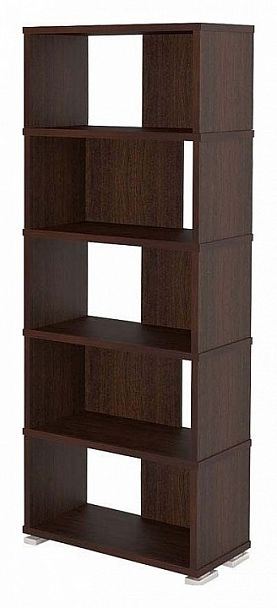 Стеллаж книжный Домино СБ-10_5 Венге - Вид 1
